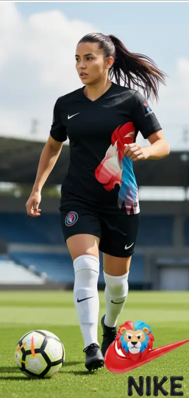 Jeune footballeur Roude Léiwen en tenue Nike Puma Soka