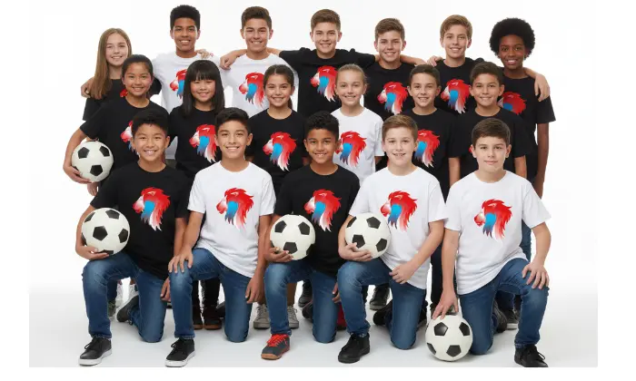 Roude Léiwen, école de football pour enfants au Luxembourg