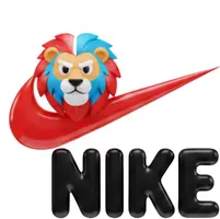 Logo Nike, partenaire officiel Roude Léiwen